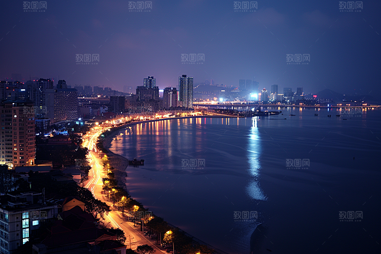 厦门旅游海边城市国内游摄影图