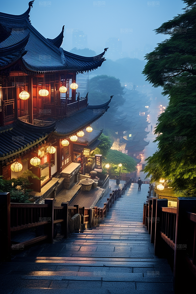 厦门旅游自由行海边城市摄影图