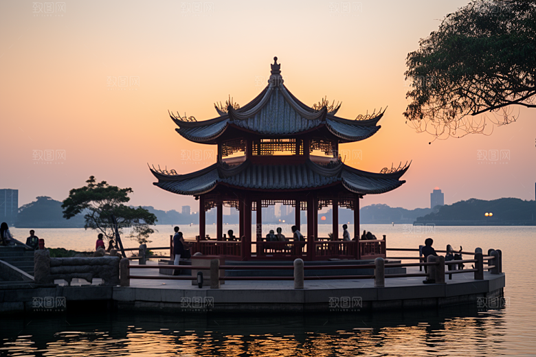 厦门旅游城市海边城市摄影图