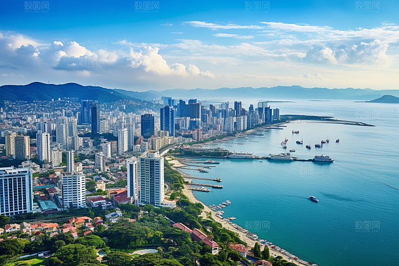 厦门旅游风光目的地摄影图