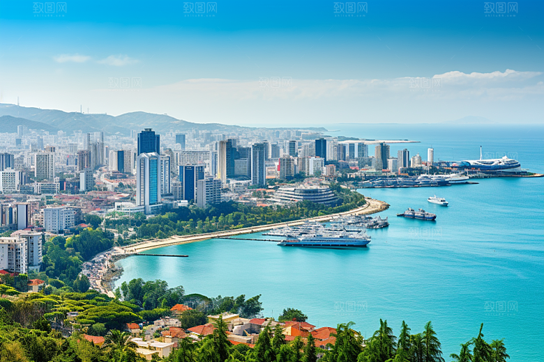 厦门旅游风光都市漫步摄影图