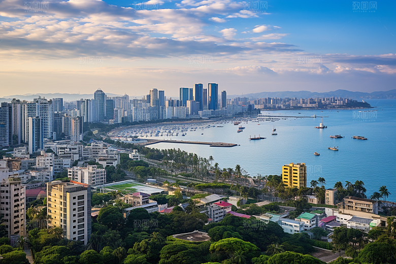 厦门旅游海边城市自由行摄影图