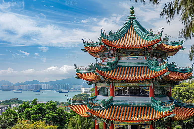 厦门旅游自由行城市摄影图