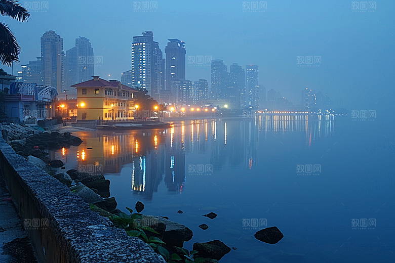 厦门旅游景色都市漫步摄影图