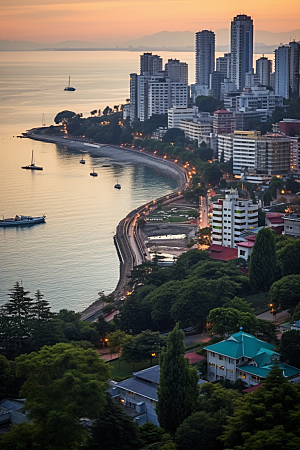 厦门旅游自由行城市摄影图