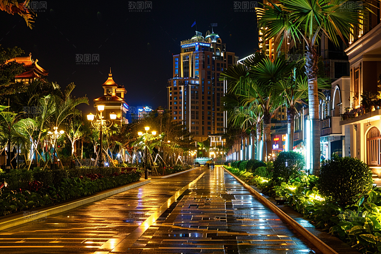 厦门旅游风光地标摄影图
