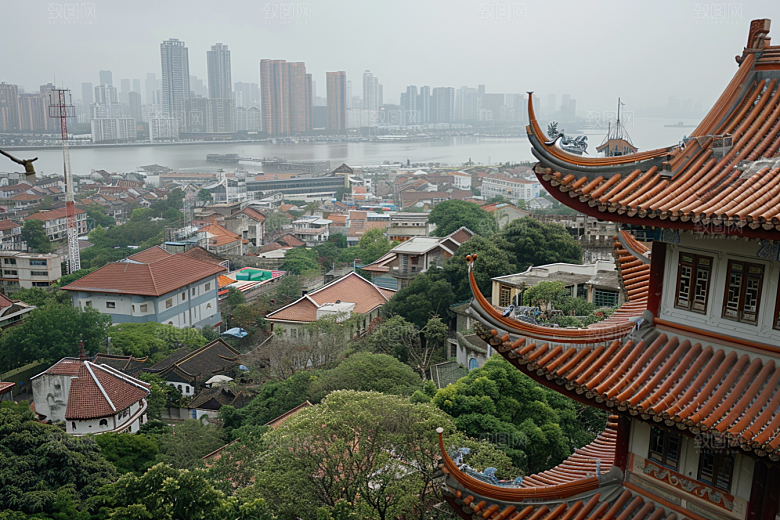 厦门旅游城市目的地摄影图