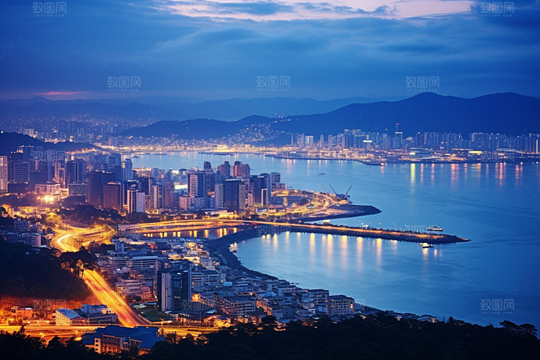 厦门旅游自由行都市漫步摄影图
