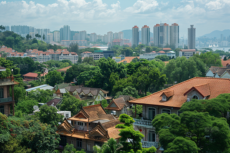 厦门旅游闽南地标摄影图
