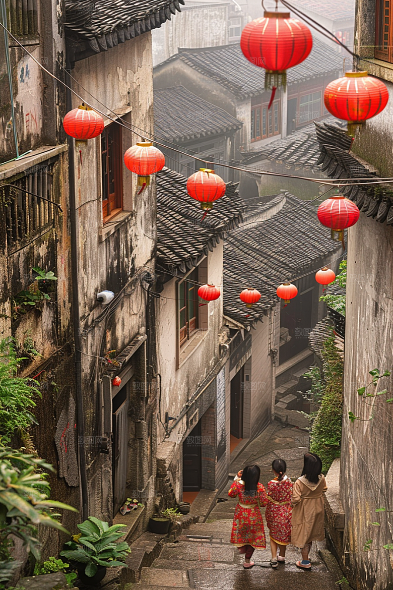 厦门旅游闽南都市漫步摄影图