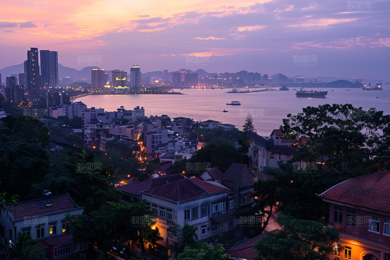 厦门旅游目的地城市摄影图