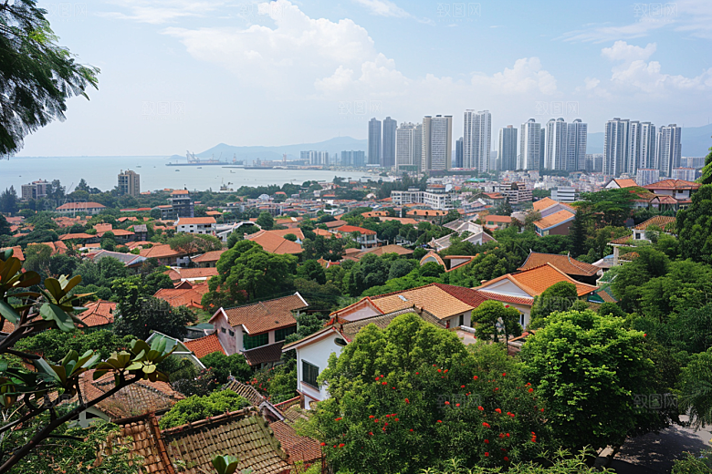 厦门旅游地标景色摄影图