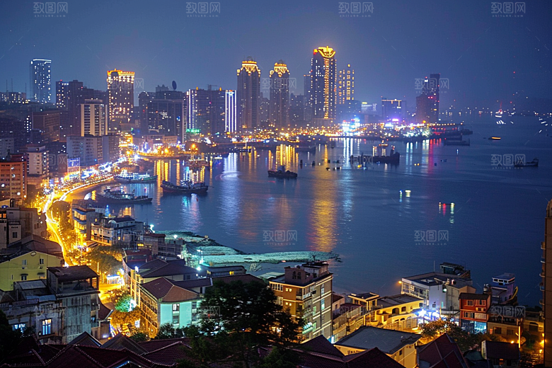 厦门旅游城市citywalk摄影图
