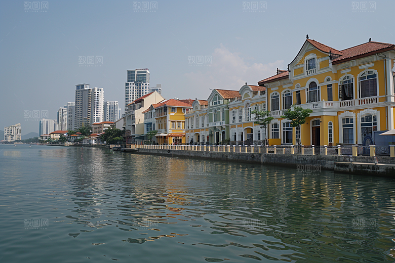 厦门旅游城市景色摄影图