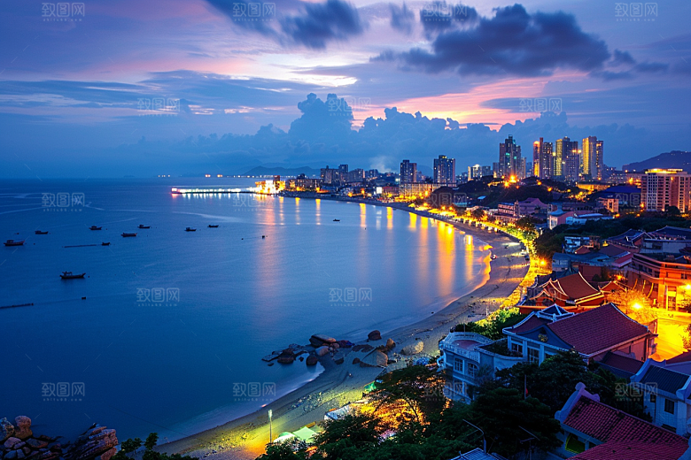 厦门旅游地标景色摄影图