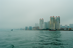 厦门旅游旅行海边城市摄影图