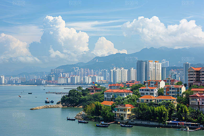 厦门旅游城市闽南摄影图