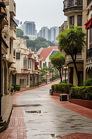 厦门旅游海边城市目的地摄影图