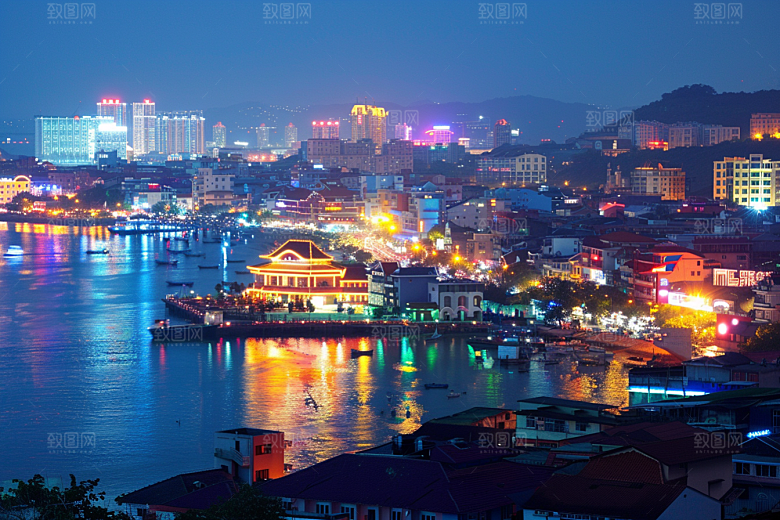 厦门旅游景色citywalk摄影图