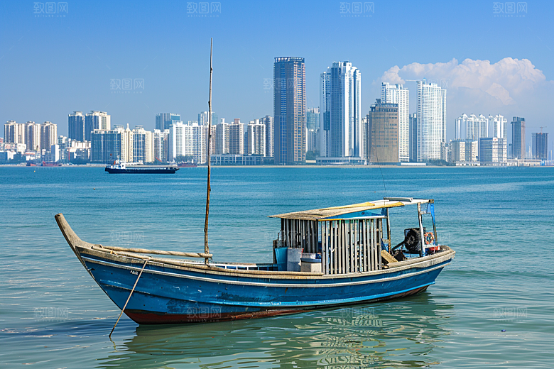 厦门旅游风光都市漫步摄影图