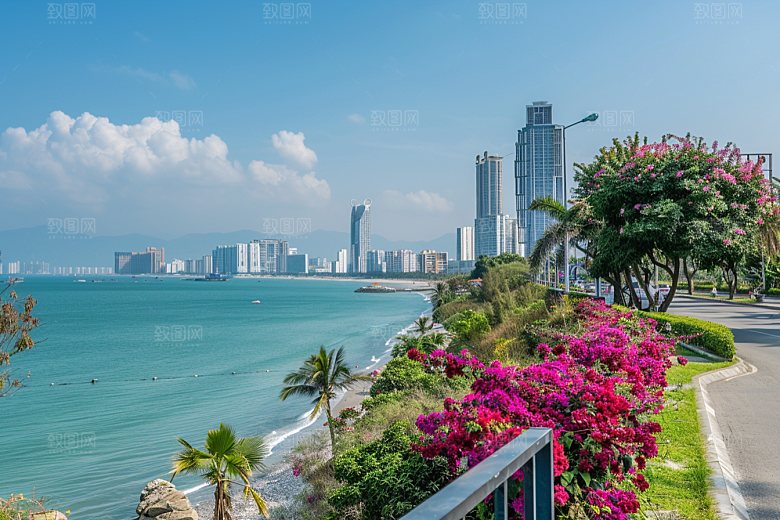 厦门旅游都市漫步闽南摄影图