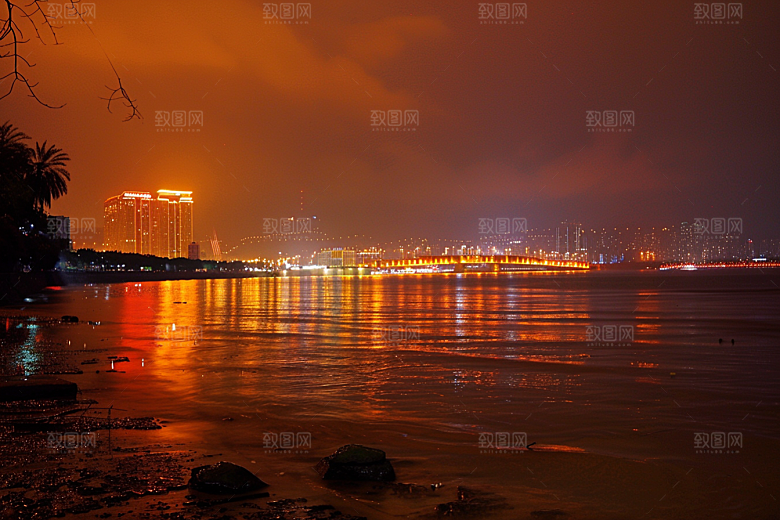 厦门旅游城市景色摄影图