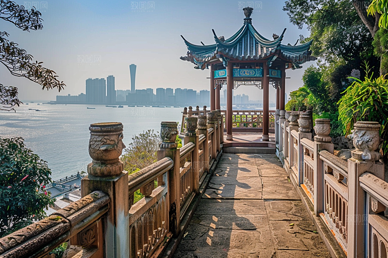 厦门旅游风光地标摄影图