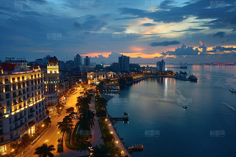厦门旅游citywalk景色摄影图