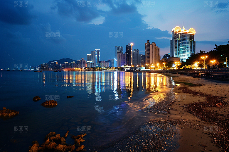 厦门旅游旅行都市漫步摄影图