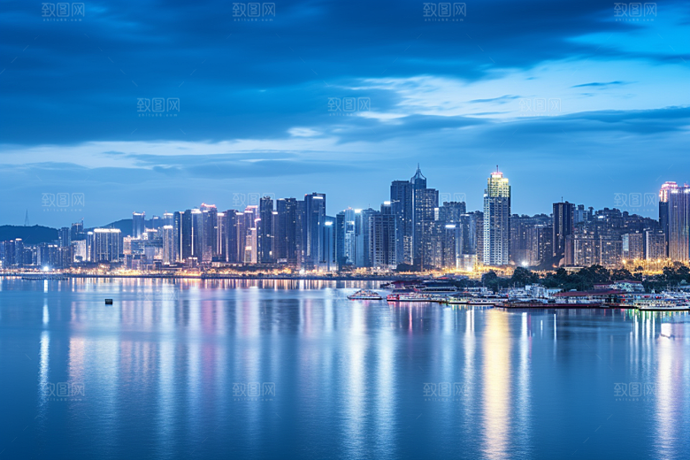 厦门旅游海边城市旅行摄影图