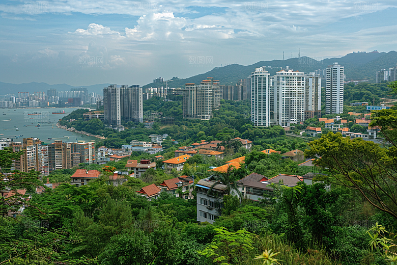 厦门旅游风光城市摄影图