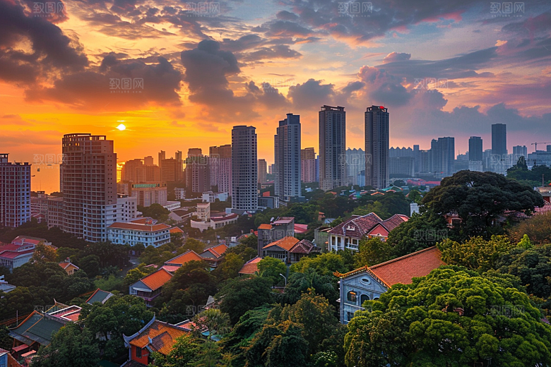 厦门旅游国内游城市摄影图