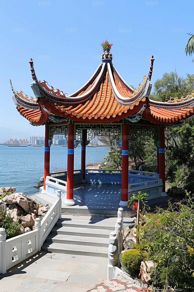 厦门旅游目的地地标摄影图