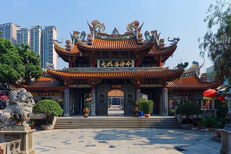 厦门旅游地标景色摄影图