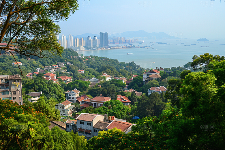 厦门旅游城市地标摄影图