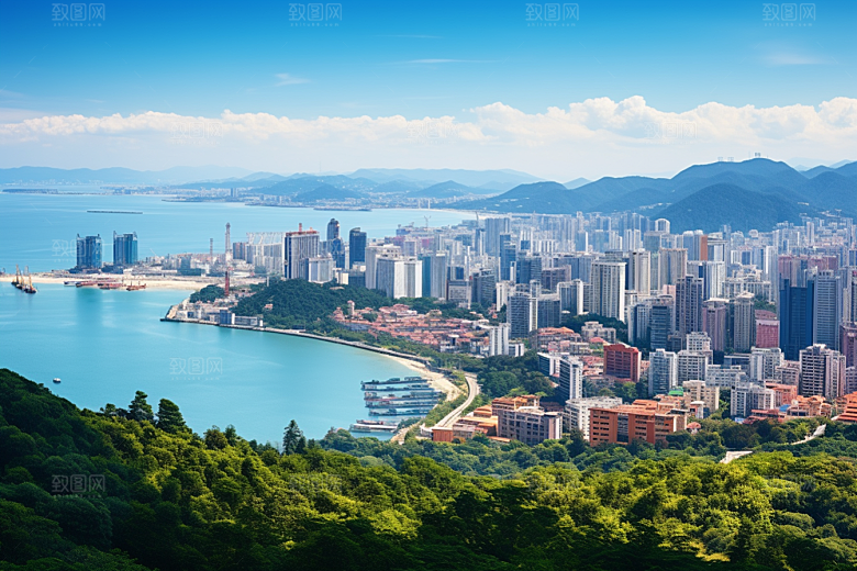 厦门旅游citywalk自由行摄影图