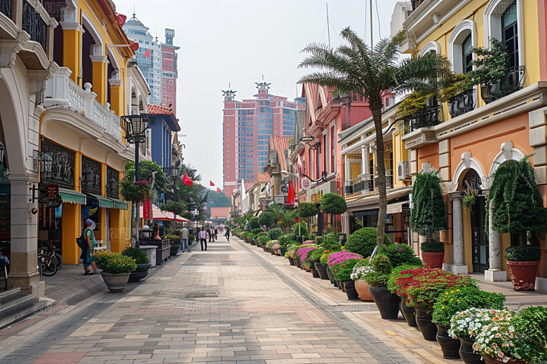厦门旅游闽南城市摄影图