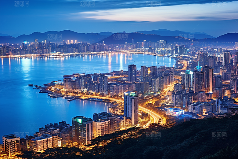 厦门旅游目的地城市摄影图