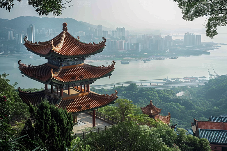 厦门旅游地标闽南摄影图