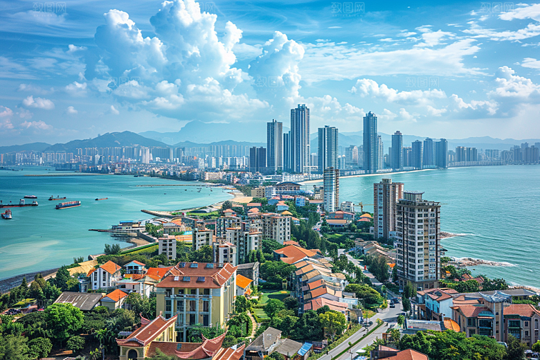 厦门旅游风光城市摄影图