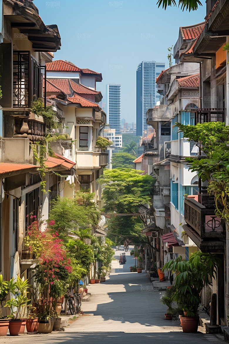 厦门旅游目的地都市漫步摄影图