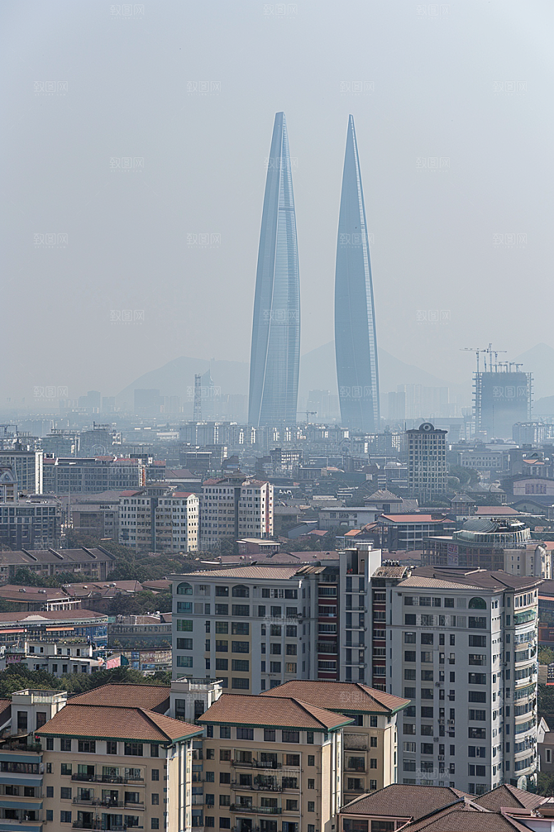 厦门旅游景色海边城市摄影图