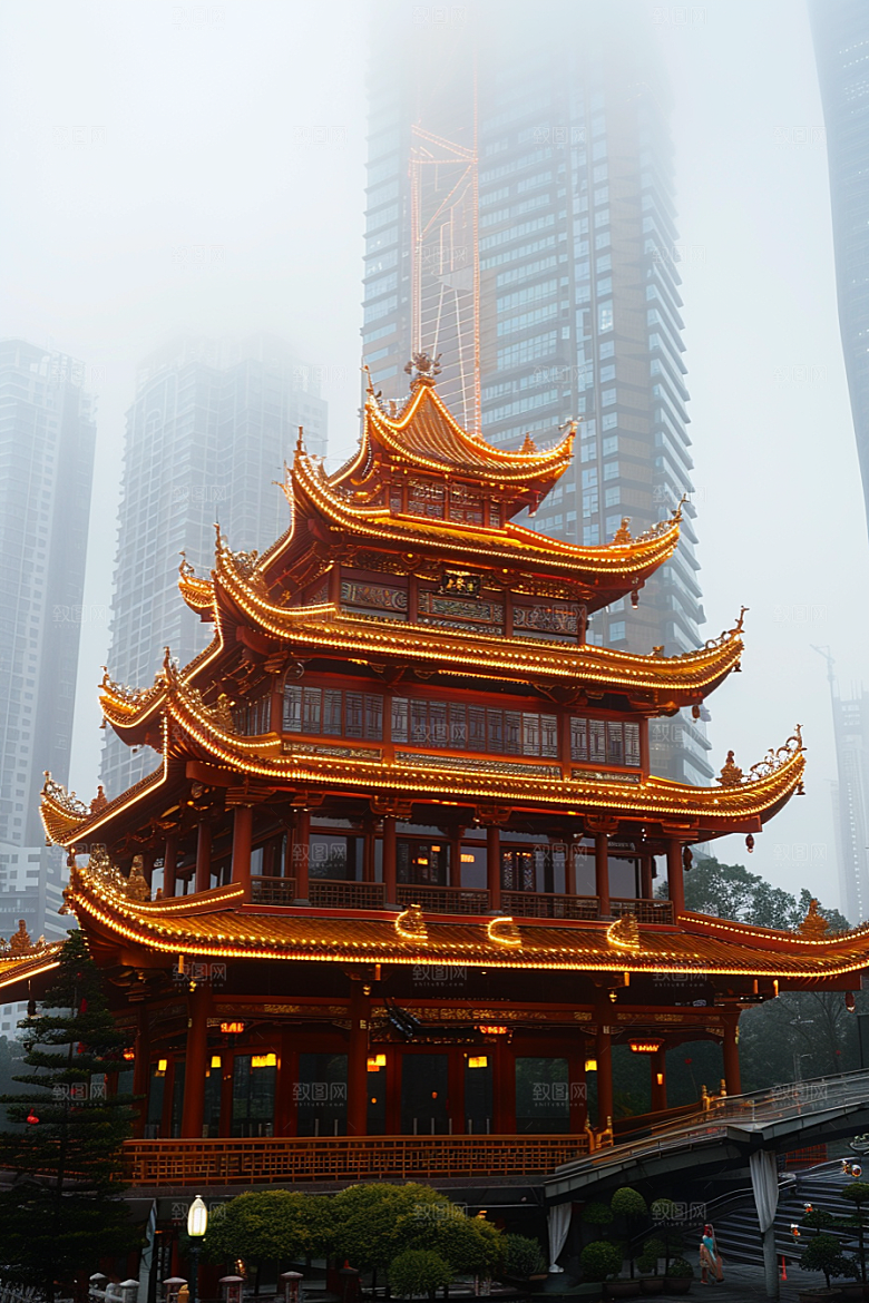 厦门旅游地标闽南摄影图