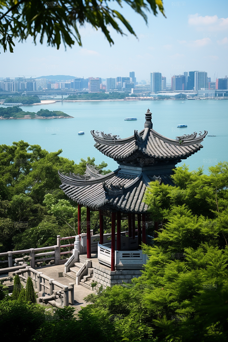 厦门旅游地标景色摄影图