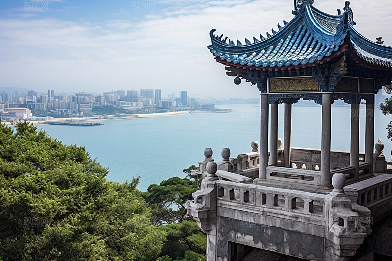 厦门旅游海边城市国内游摄影图