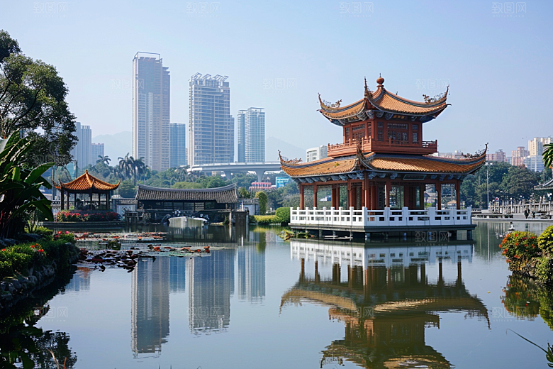 厦门旅游citywalk目的地摄影图