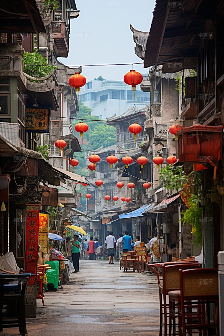 厦门旅游城市景色摄影图