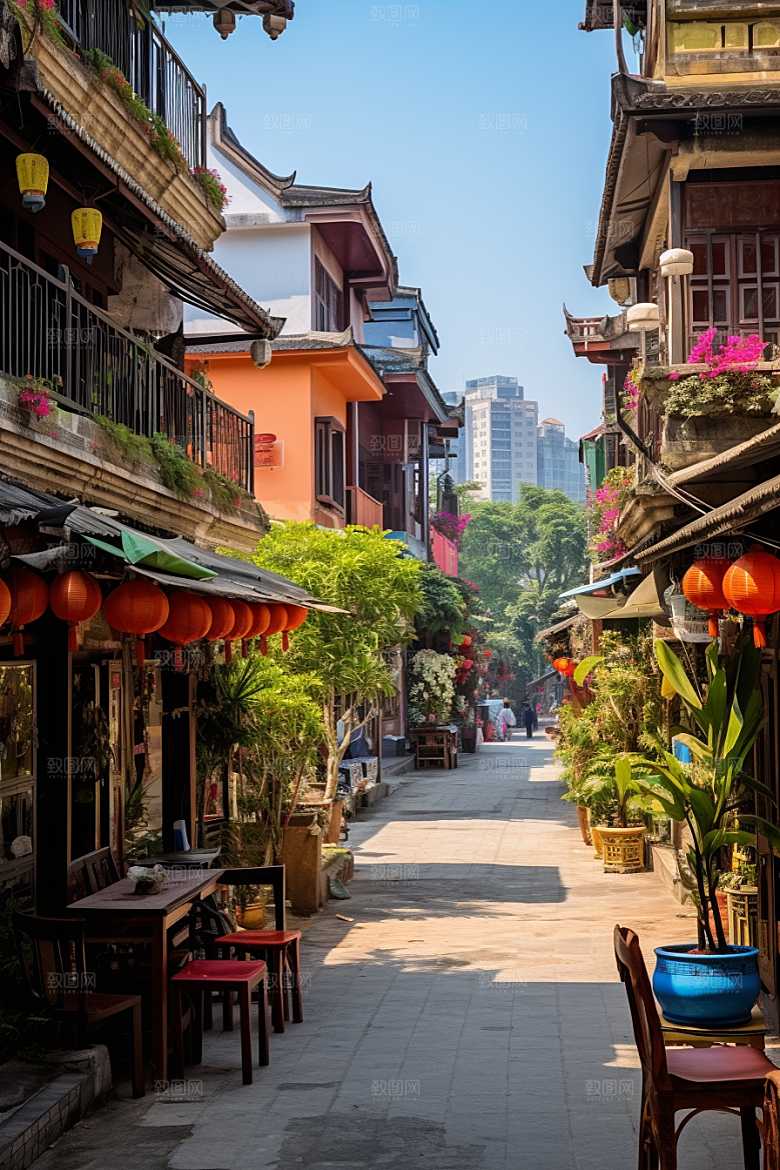 厦门旅游风光地标摄影图