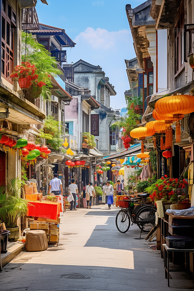 厦门旅游目的地闽南摄影图