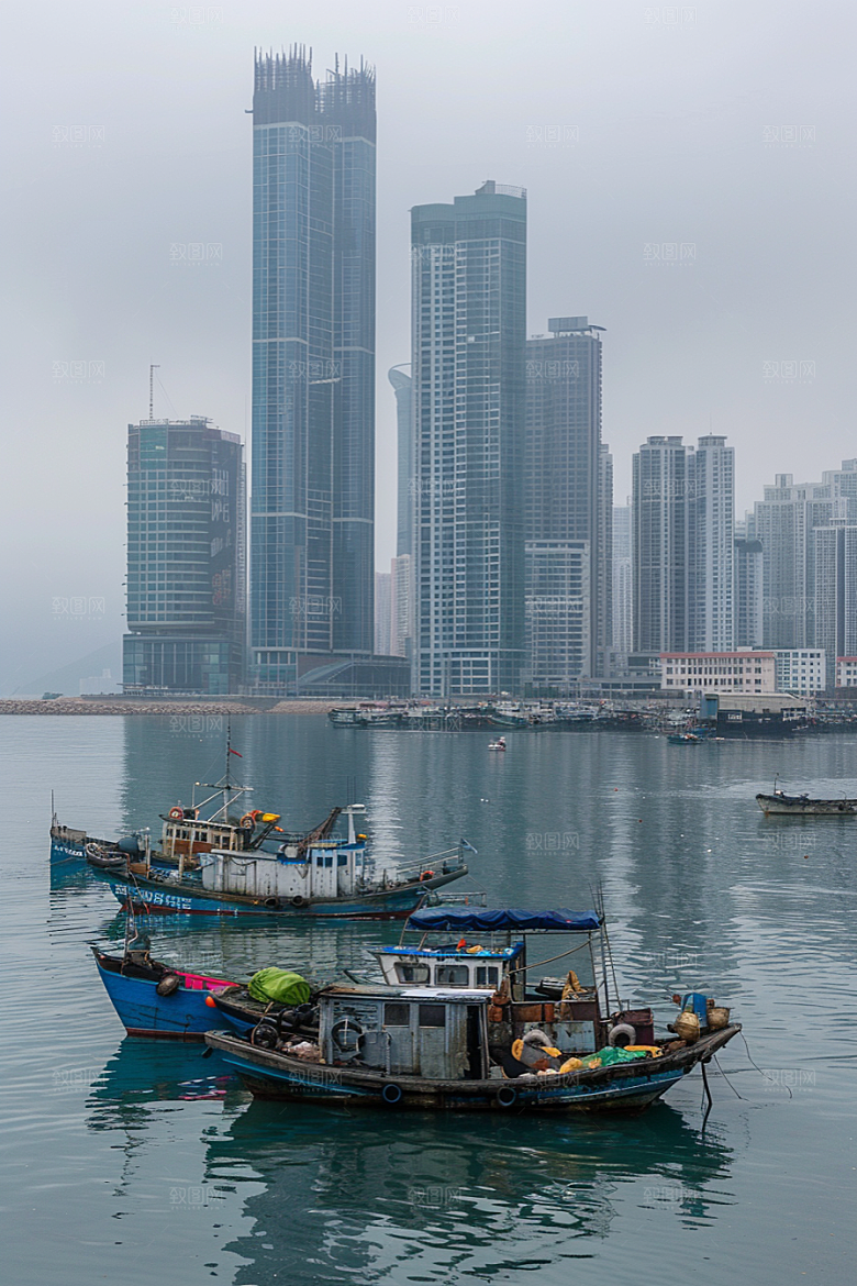 厦门旅游都市漫步景色摄影图